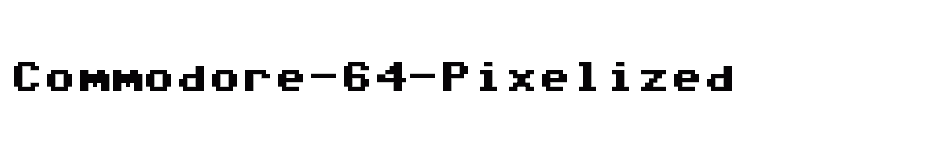 font Commodore-64-Pixelized download