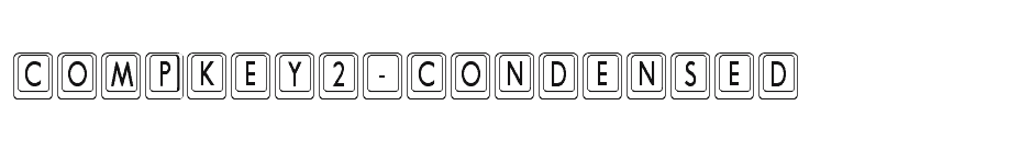 font Compkey2-Condensed download