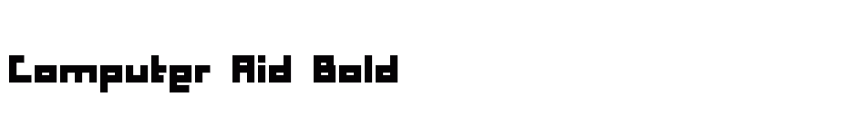 font Computer-Aid-Bold download
