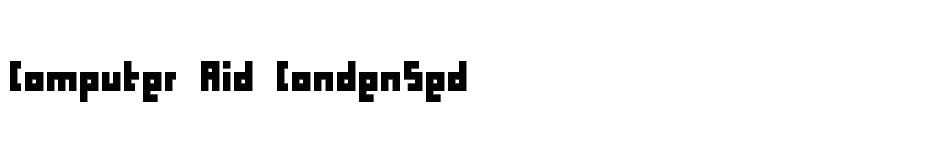 font Computer-Aid-Condensed download