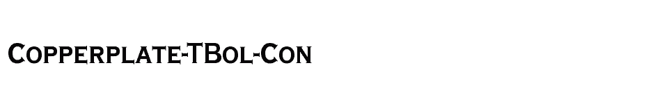 font Copperplate-TBol-Con download