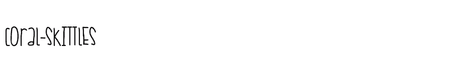 font Coral-Skittles download