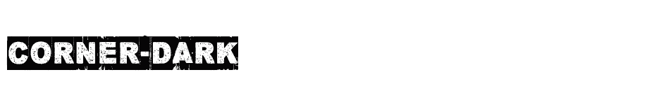 font Corner-Dark download