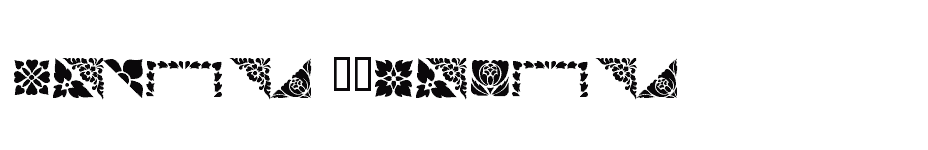 font Corners--Borders download