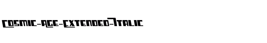 font Cosmic-Age-Extended-Italic download
