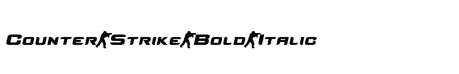 font Counter-Strike-Bold-Italic download