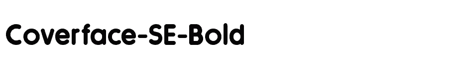 font Coverface-SE-Bold download