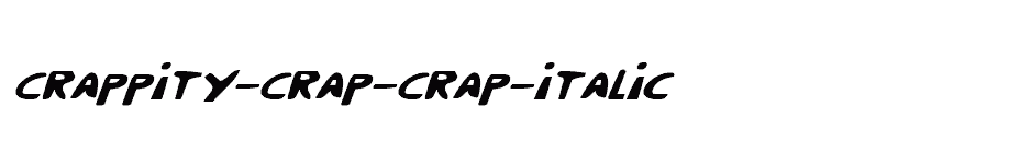 font Crappity-Crap-Crap-Italic download