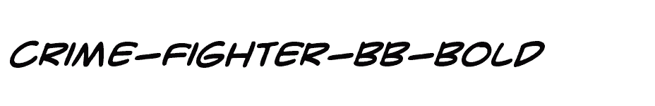 font Crime-Fighter-BB-Bold download