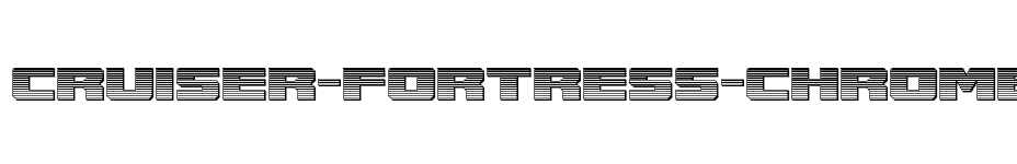 font Cruiser-Fortress-Chrome download