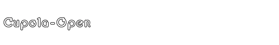 font Cupola-Open download
