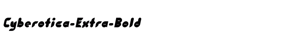 font Cyberotica-Extra-Bold download