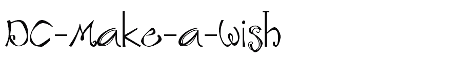 font DC-Make-a-Wish download