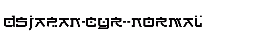 font DSJapan-Cyr--Normal download