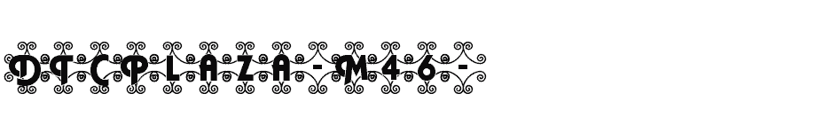 font DTCPlaza-M46- download