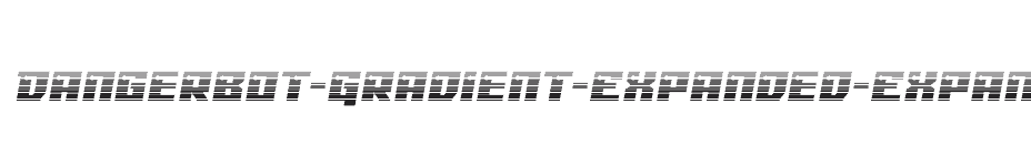 font Dangerbot-Gradient-Expanded-Expanded download