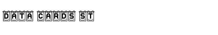 font Data-Cards-St download