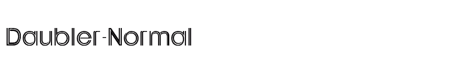 font Daubler-Normal download