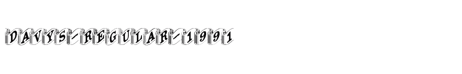 font Davys-Regular-1991 download