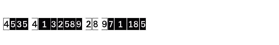 font Deco-Numbers-LH-Square download