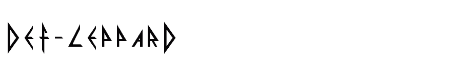 font Def-Leppard download