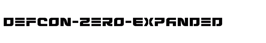 font Defcon-Zero-Expanded download