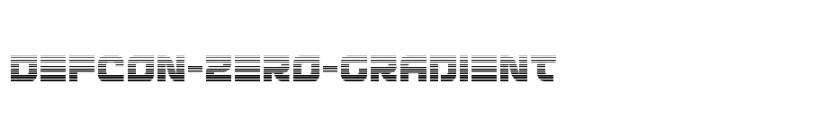 font Defcon-Zero-Gradient download