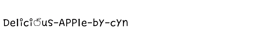 font Delicious-Apple-by-cyn download