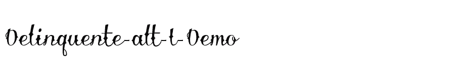 font Delinquente-alt-I-Demo download