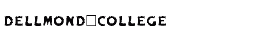 font Dellmond-College download