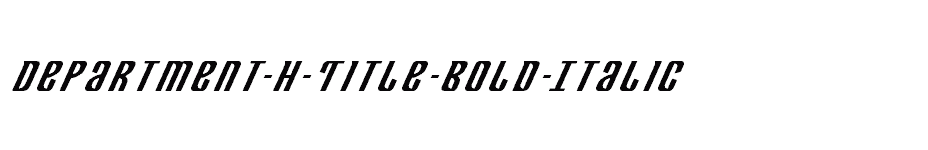 font Department-H-Title-Bold-Italic download