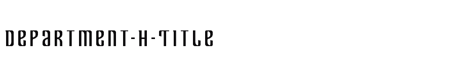 font Department-H-Title download