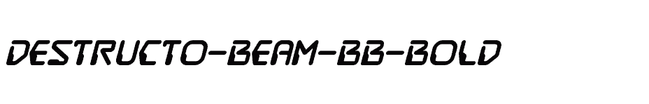 font Destructo-Beam-BB-Bold download