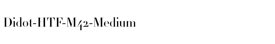 font Didot-HTF-M42-Medium download