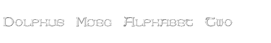 font Dolphus-Mieg-Alphabet-Two download