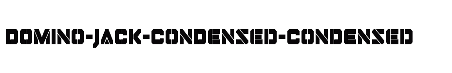 font Domino-Jack-Condensed-Condensed download