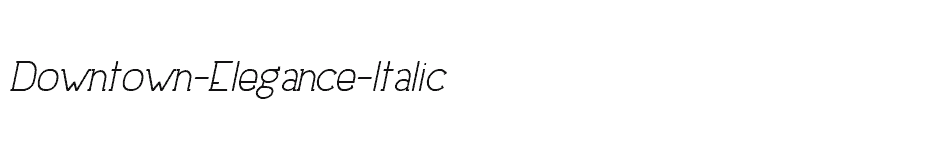 font Downtown-Elegance-Italic download