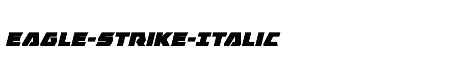 font Eagle-Strike-Italic download