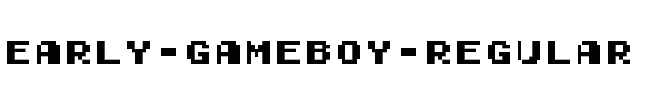 font Early-GameBoy-Regular download
