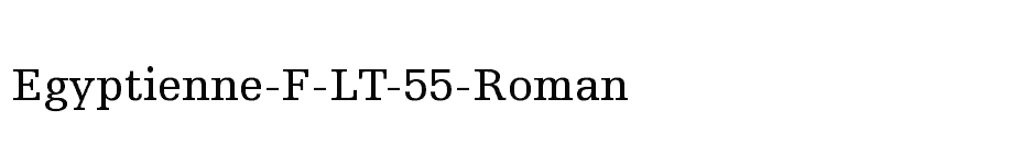 font Egyptienne-F-LT-55-Roman download