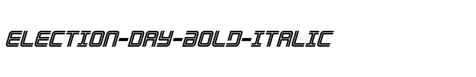 font Election-Day-Bold-Italic download