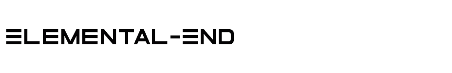 font Elemental-End download