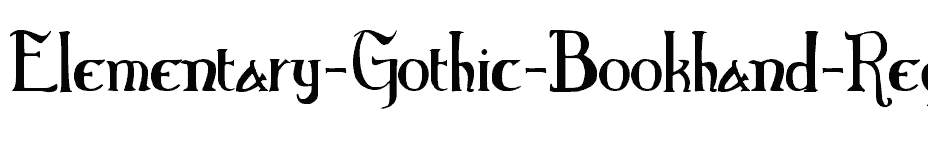 font Elementary-Gothic-Bookhand-Regular download
