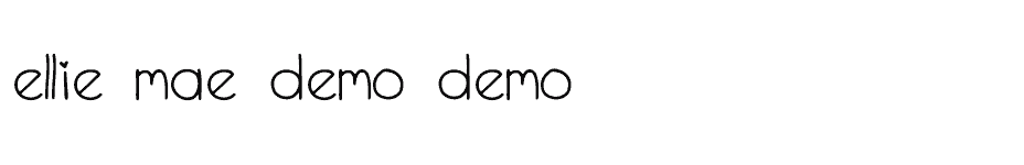 font Ellie-Mae-Demo-Demo download