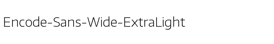 font Encode-Sans-Wide-ExtraLight download