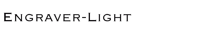 font Engraver-Light download