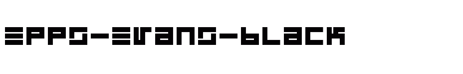 font Epps-Evans-Black download