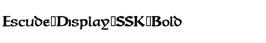 font Escude-Display-SSK-Bold download