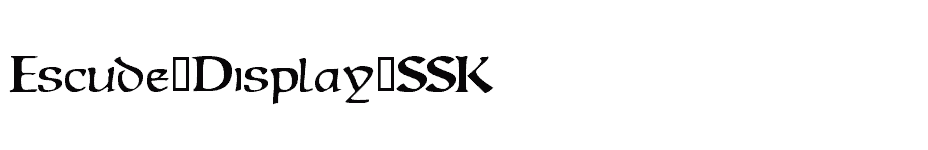font Escude-Display-SSK download
