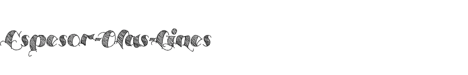 font Espesor-Olas-Lines download